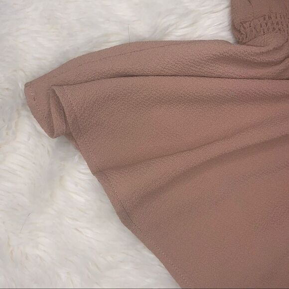 Sz Small Pink Nude Halter Top with Sequins/Stripes - Picture 5 of 15